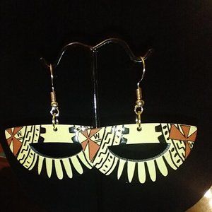 Acrylic Abstract Earrings